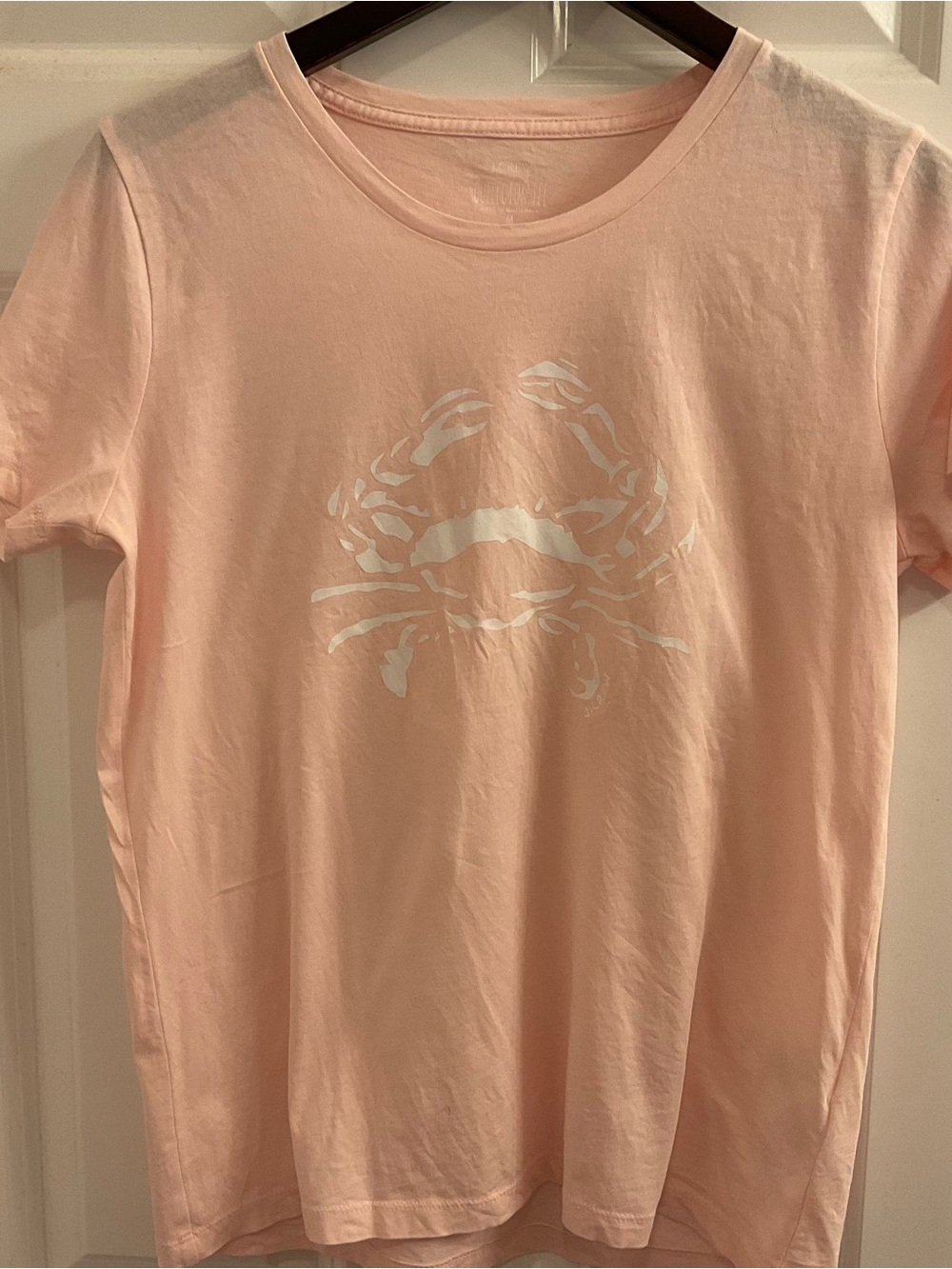 J. Crew Crab Collector Tee - Size Medium - Pink - Picture 3 of 7